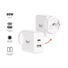 3sixT Wall Charger ANZ 30W USB-C PD + 2.4A