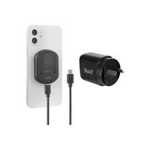 3sixT All In 1 MagSafe Charger + 20W Wall Charger - Black.