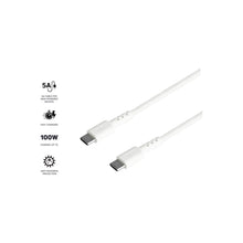 3sixT Tough USB-C to USB-C 5A 1.2m Cable - White