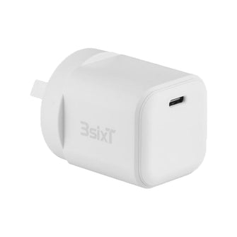3sixT Wall Charger GaN 20W USB-C PD - White