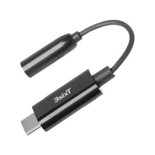 3sixT Hi-Res Audio 3.5mm Cable 0.1m USB-C Connector For Headphone  - Black