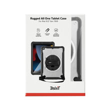 3sixT Rugged All One iPad Case for iPad 10.2 Gen 7/8/9 - Clear/Black