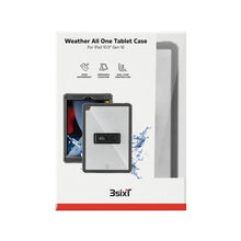 3sixT Weather All One iPad Case for iPad 10.9 Gen 10 - Clear/Black
