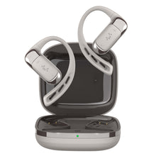 Salt Sound AIRXDUA Gen1 Open-Ear Headphones, 25h Playtime, Bluetooth 6.0, IPX5 - Splash Proof - Light Grey/Silver