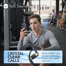 Salt Sound AIRXDUA Gen1 Open-Ear Headphones 25h Playtime, Bluetooth 6.0, IPX5 - Splash Proof - Black