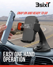 3sixT Premium Motorised Wireless 2-in-1 Charging Car Phone Mount