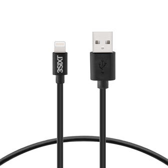 3sixT Charge & Sync Cable - USB-A to Lightning - 1m - Black