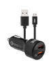 3sixT Car Charger 5.4A + USB-A to Micro USB Cable 1m