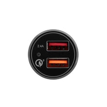 3sixT Car Charger 5.4A + USB-A to Micro USB Cable 1m - Black