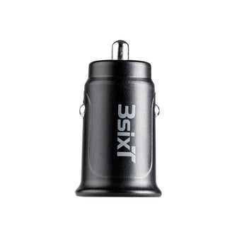 3sixT Car Charger 27W USB-C + USB-A QC3.0 for Phones