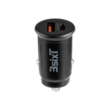 3sixT Car Charger 27W USB-C + USB-A QC3.0 for Phones