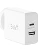 3SixT ANZ 45W USB-C PD + 2.4A Wall Charger - White