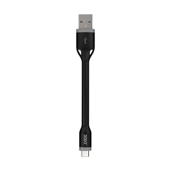 3sixT Clip & Sync Cable - USB-A to USB-C - 10cm - Black