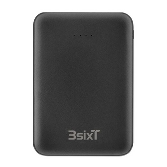 3sixT JetPak BasiX -  5000mAh Power Bank - Black